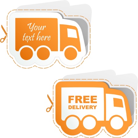Free delivery elements for sale  のイラスト素材