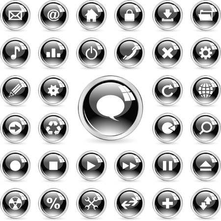 Vector icon set  のイラスト素材