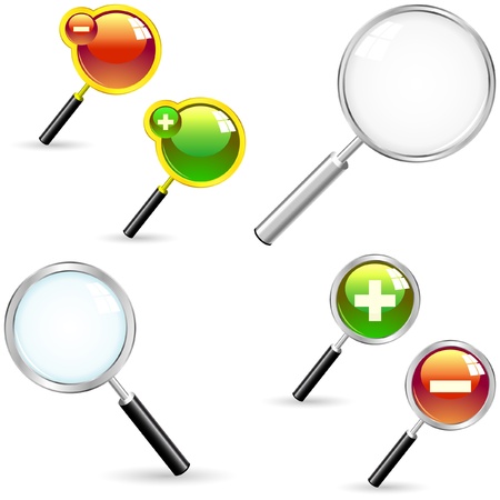 Magnifier. Great collection.のイラスト素材