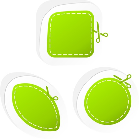 Sticker set for sale.のイラスト素材