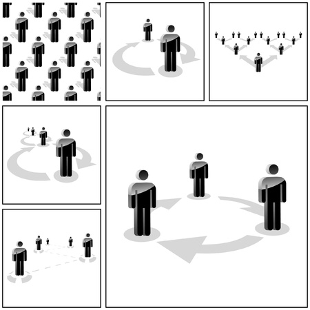 Network concept. Vector illustration.  のイラスト素材