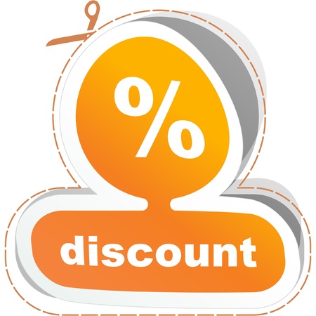 Discount sticker for sale.のイラスト素材
