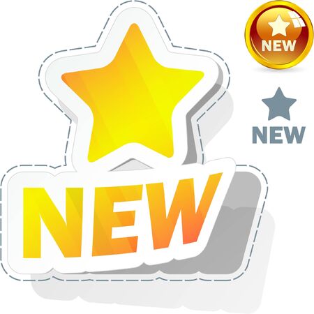 NEW. Vector sticker for sale.のイラスト素材
