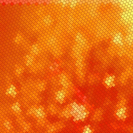 Vector golden mosaic. Abstract background.  のイラスト素材