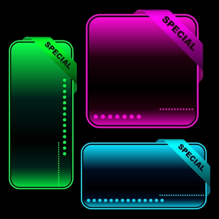 Set of sale banner.  のイラスト素材