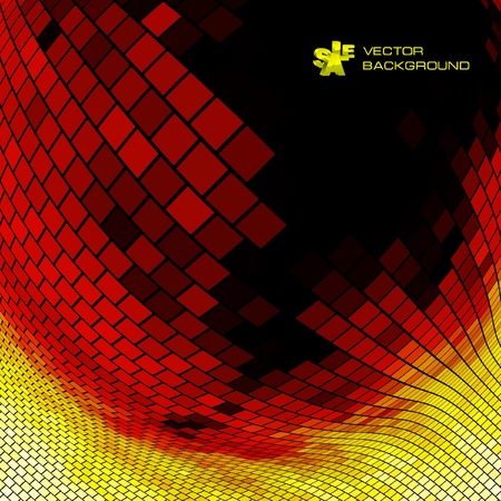 Abstract mosaic background.  のイラスト素材