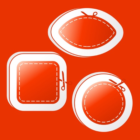 Sticker set.のイラスト素材