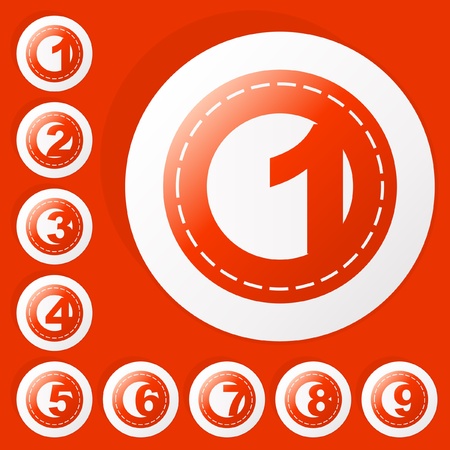 Number set.のイラスト素材