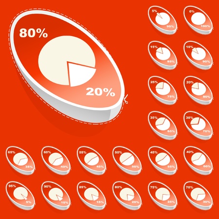 Business statistics vector  のイラスト素材