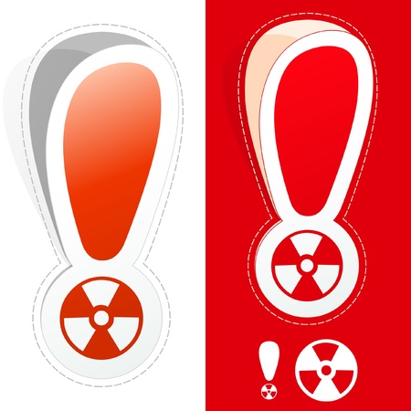 Radiation signs.のイラスト素材