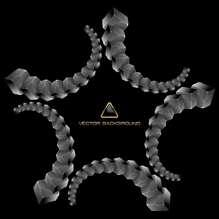 Abstract crystals background.  のイラスト素材