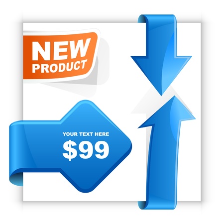 Vector set of sale design elements  のイラスト素材