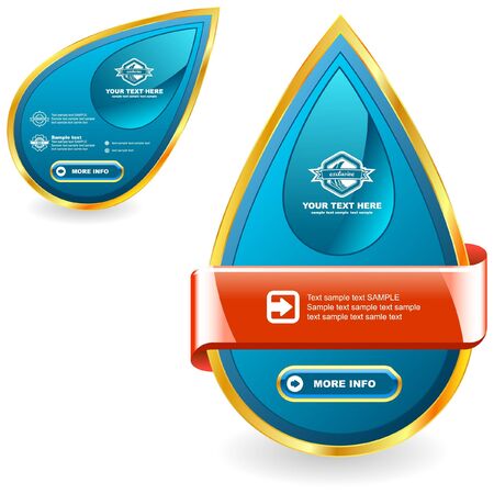 Banner set for sale. Vector illustration.のイラスト素材