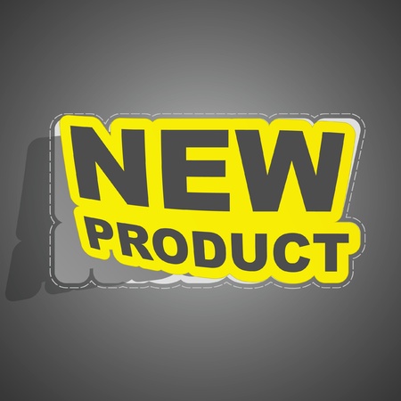 New product.のイラスト素材