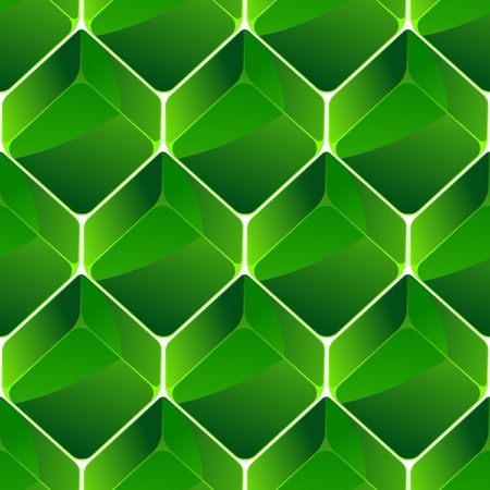 Seamless background with green blocks.  のイラスト素材