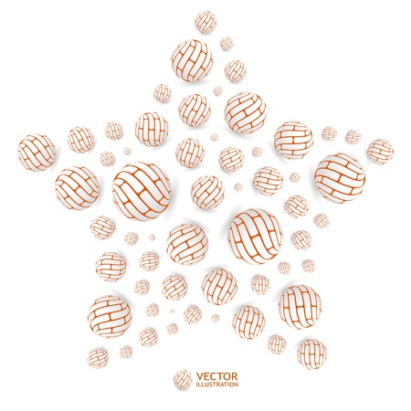 Abstract background with circle elements.  のイラスト素材