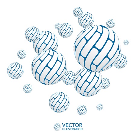 Abstract background with circle elements.  のイラスト素材