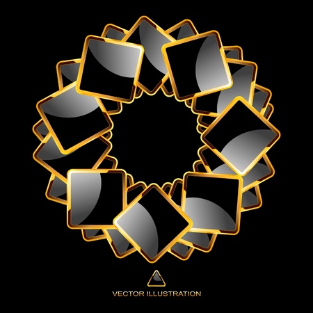 Vector abstract background.のイラスト素材