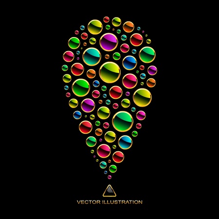 Colorful abstract illustration. のイラスト素材