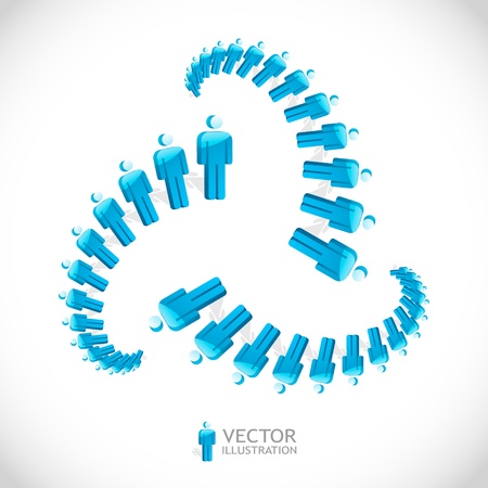 Network concept. illustration.  のイラスト素材