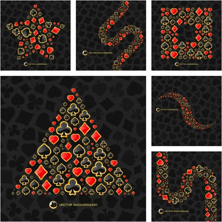 Vector illustration of card symbolic   のイラスト素材