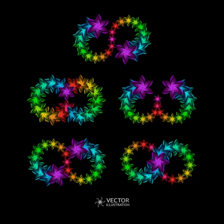Floral illustration.のイラスト素材