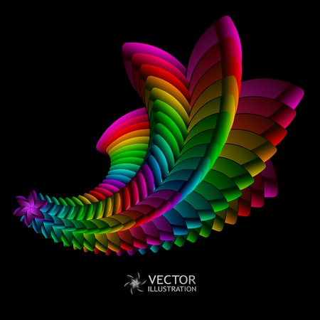 Floral illustration.のイラスト素材