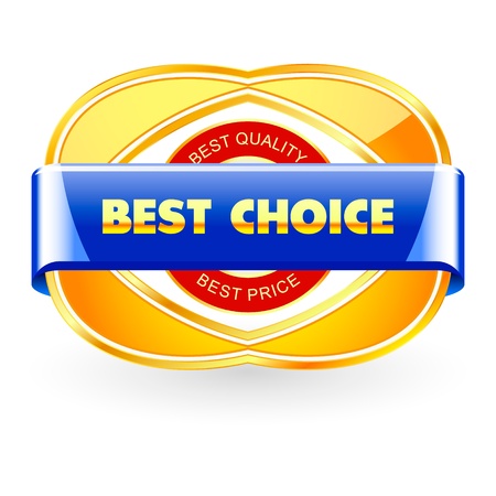 BEST CHOICE. Sale label.のイラスト素材