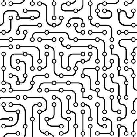 Seamless electronic circuit board background  
