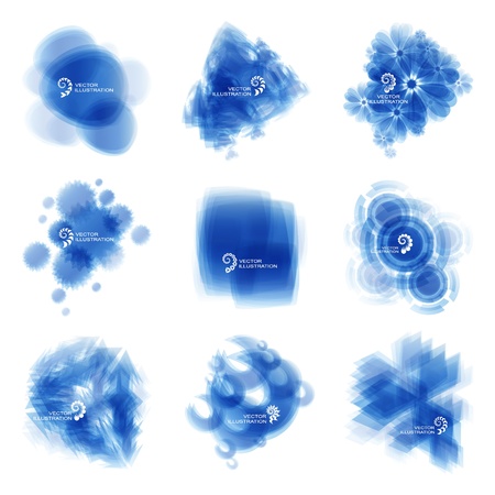 Blue abstract light background  のイラスト素材