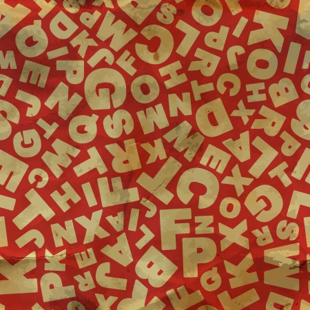 Letters  Seamless pattern のイラスト素材