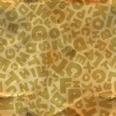 Letters  Seamless pattern のイラスト素材