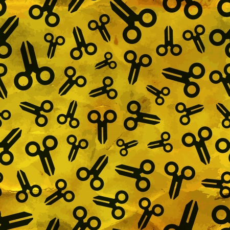 Scissors  Seamless pattern のイラスト素材