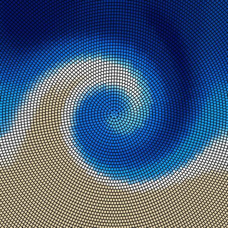 Abstract mosaic background のイラスト素材