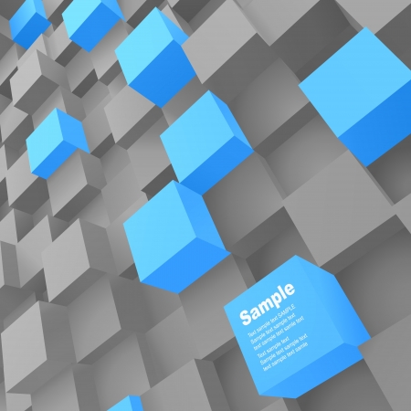 3d blocks structure background   illustration のイラスト素材