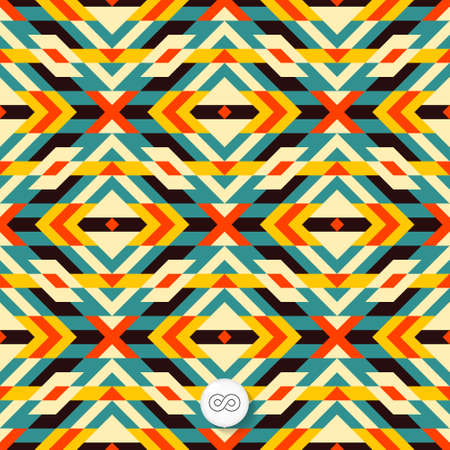 Seamless geometric background. Mosaic. Abstract vector Illustration. Can be used for wallpaper, web page background, book cover.のイラスト素材