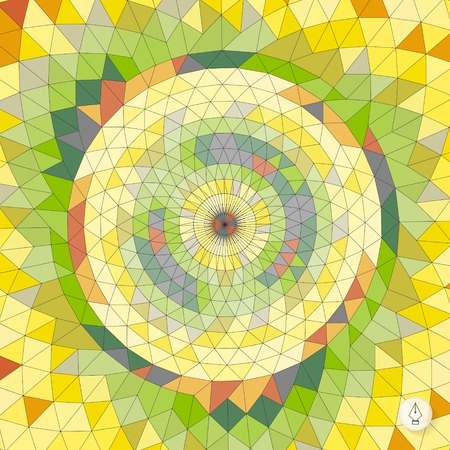 Abstract geometric background. Mosaic. Vector illustration. Can be used for banner, flyer, book cover and poster.のイラスト素材