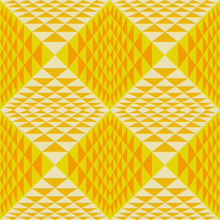 Abstract geometrical background with pyramids. Seamless pattern.  Vector Illustration.のイラスト素材