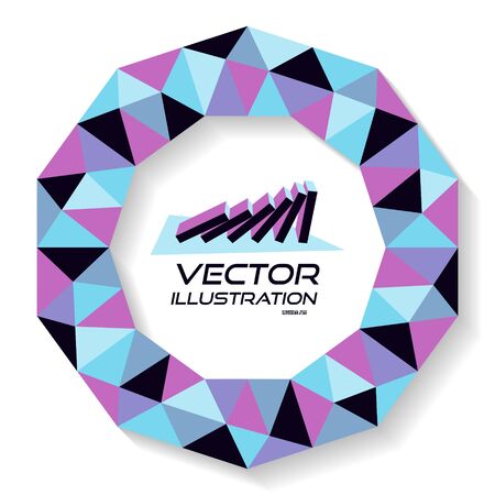 Vector illustration for design. Can be used for business presentation. With place for text.のイラスト素材
