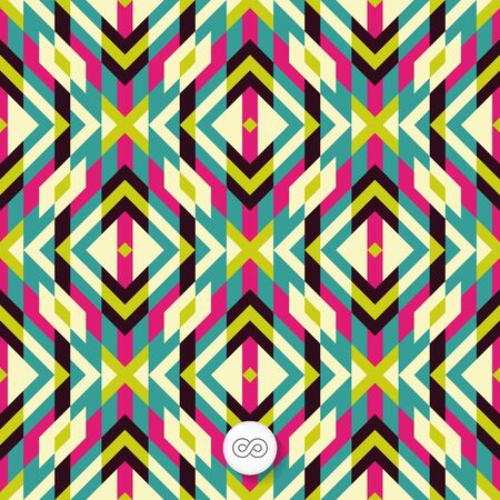 Seamless geometric background. Mosaic. Abstract vector Illustration. Can be used for wallpaper, web page background, book cover.のイラスト素材