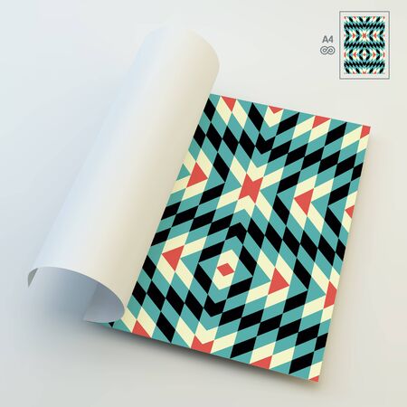 Seamless Background. A4 Business Blankのイラスト素材