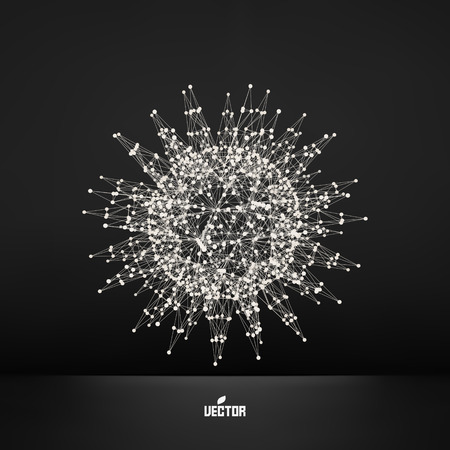 3d Sphere. Technology Concept. Vector Illustration.のイラスト素材