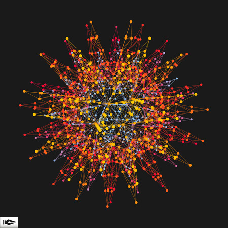 3d Sphere. Technology Concept. Vector Illustration.のイラスト素材