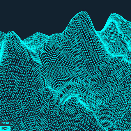 Abstract vector landscape background. のイラスト素材