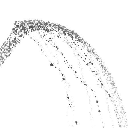 Star way. Black and White Pattern. Design Template. Abstract Vector Illustration.のイラスト素材