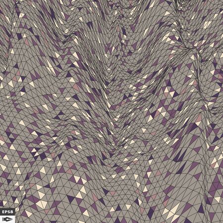 Mosaic. Abstract Background. Polygonal Vector Illustration.のイラスト素材