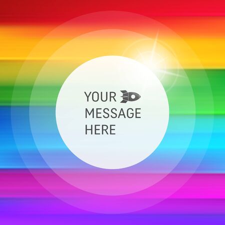 Abstract rainbow background. Striped colorful pattern. Abstract background with Place for Text. Vector background.のイラスト素材