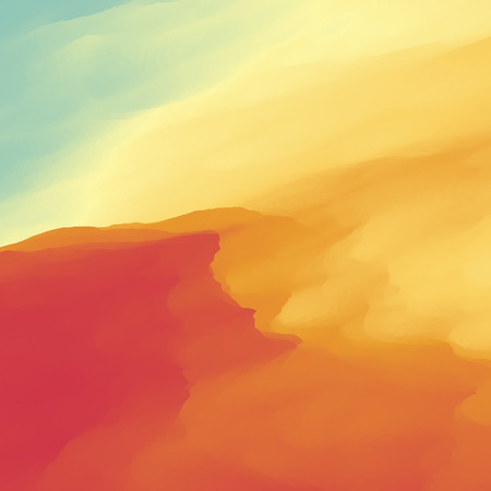 Abstract Desert Landscape Background.のイラスト素材