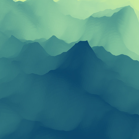 Mountain Landscape.のイラスト素材