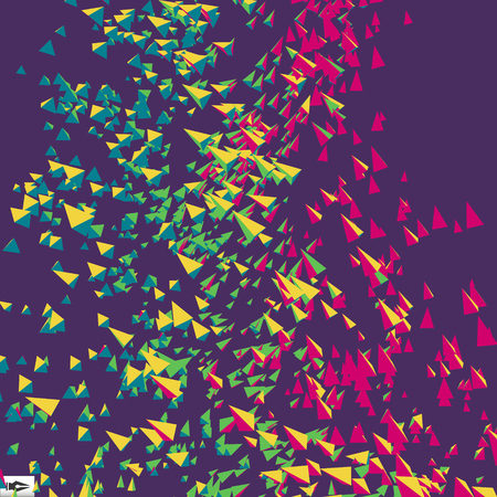 Abstract Dynamic Background. Science and Connection Concept. Vector Illustration.のイラスト素材